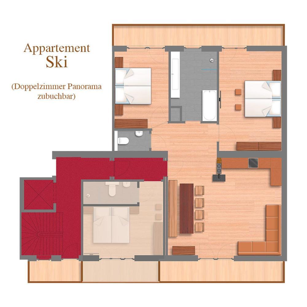 Appartements Innerthal Inneralpbach Kültér fotó