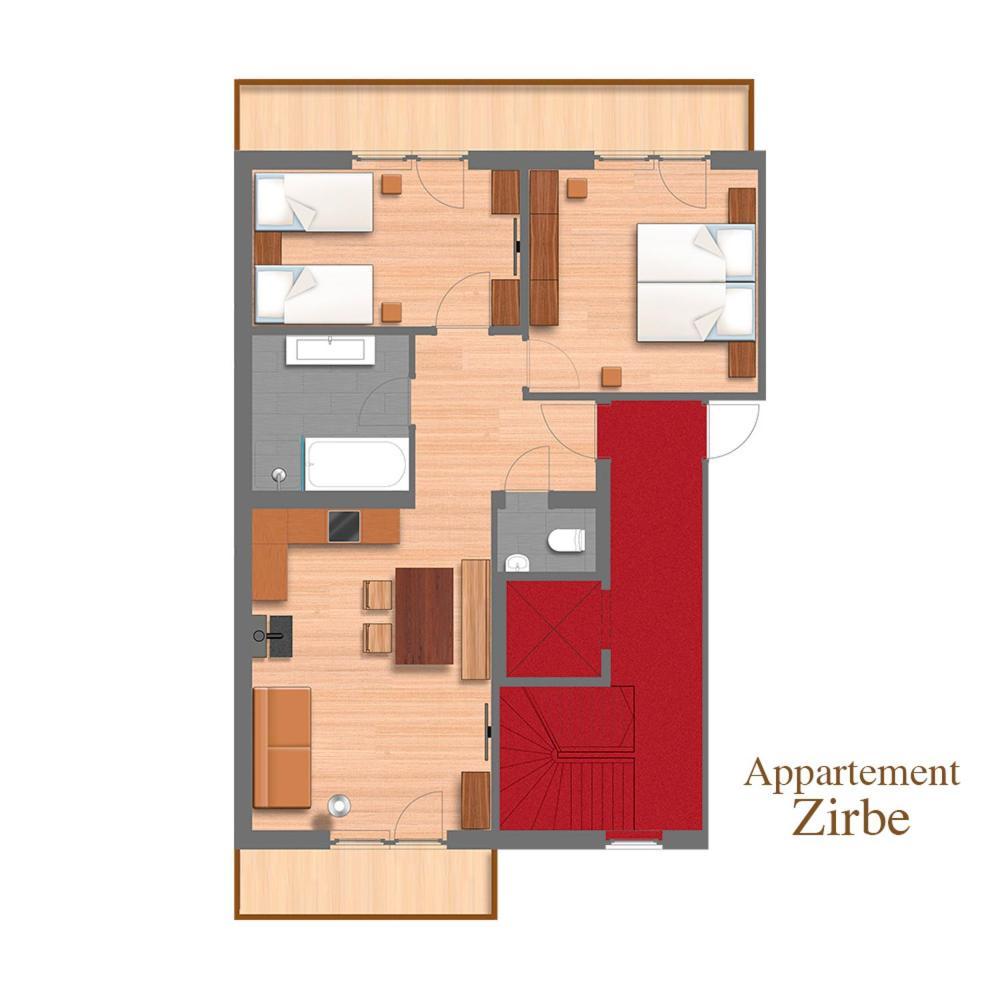Appartements Innerthal Inneralpbach Kültér fotó